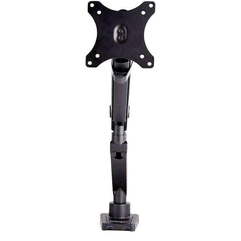 StarTech Monitor Arm Desk Mount with 2x USB 3.0 ports - VESA up to 34  Display