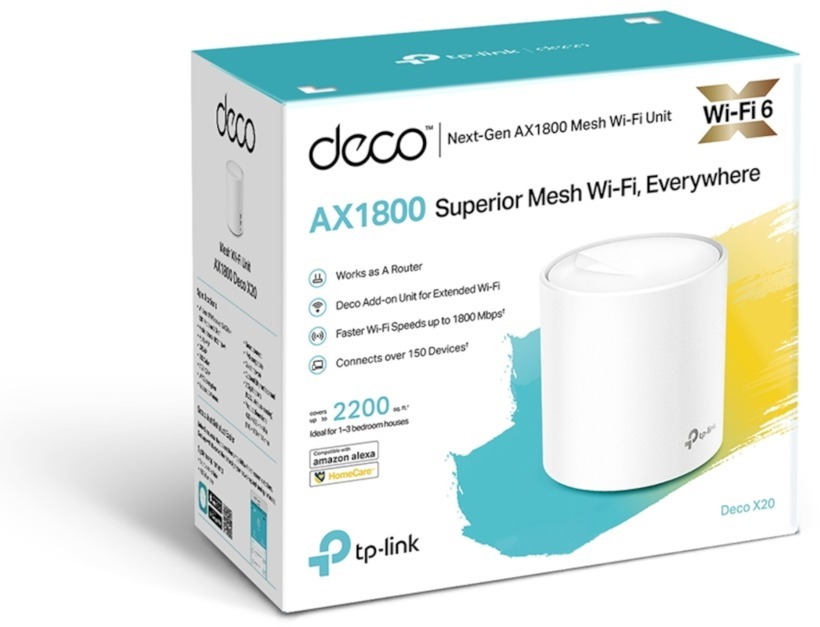 TP-Link メッシュ WiFi 6 ルーター Deco X68 2ユニット インターネット