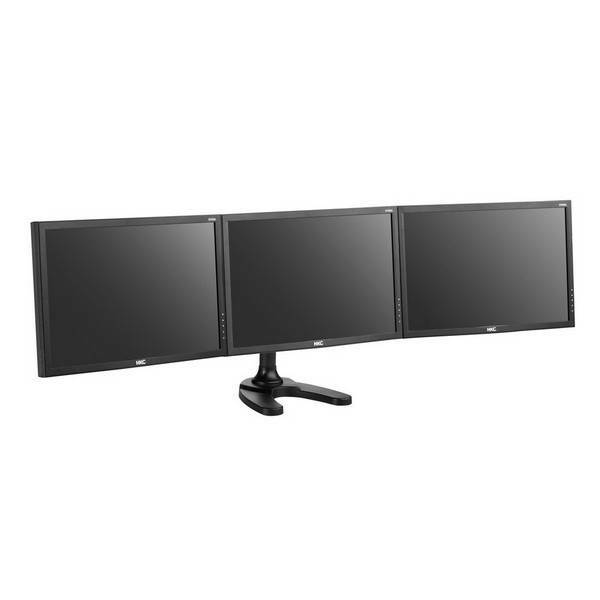 Atdec Sd Fs T Spacedec Freestanding Triple Monitor Stand Black Sd Fs T