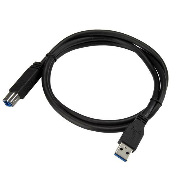 StarTech 1m Certified USB 3.0 A To B Cable USB3CAB1M