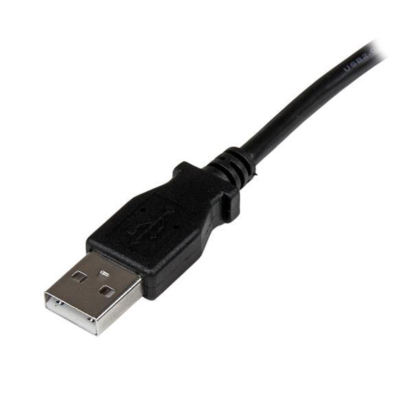 StarTech 1m Right Angle USB Printer Cable - USB 2.0 A to B USBAB1MR