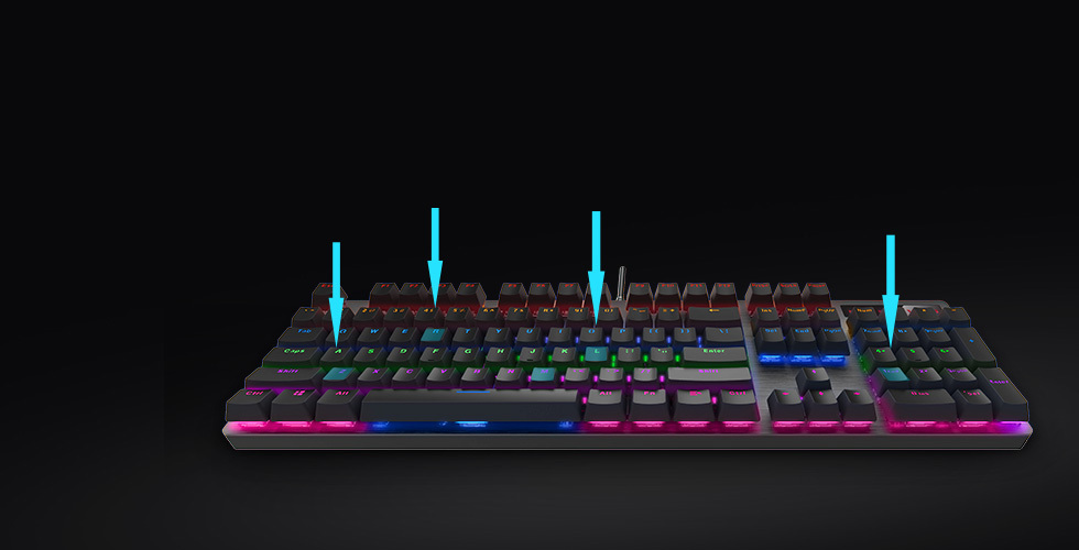 Teclado Gamer Asus X802 Strix Scope Tkl/bn/us RGB.