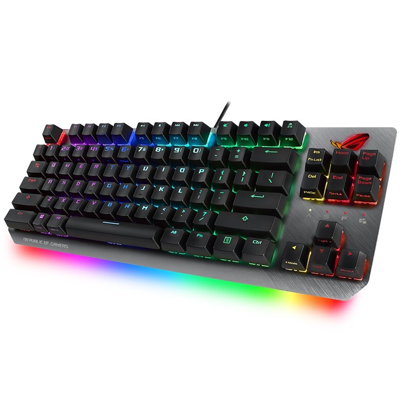 asus rog strix scope cherry mx blue