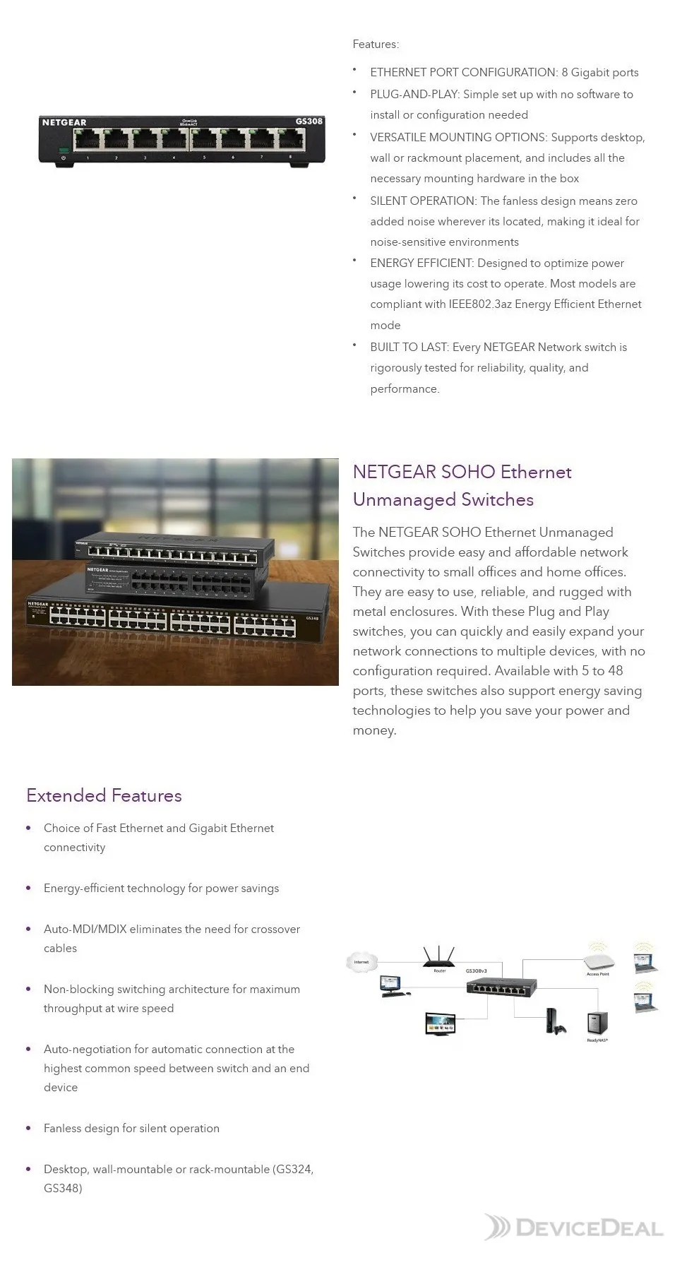 NETGEAR 8-Port Gigabit Ethernet Unmanaged Switch (GS308) Review