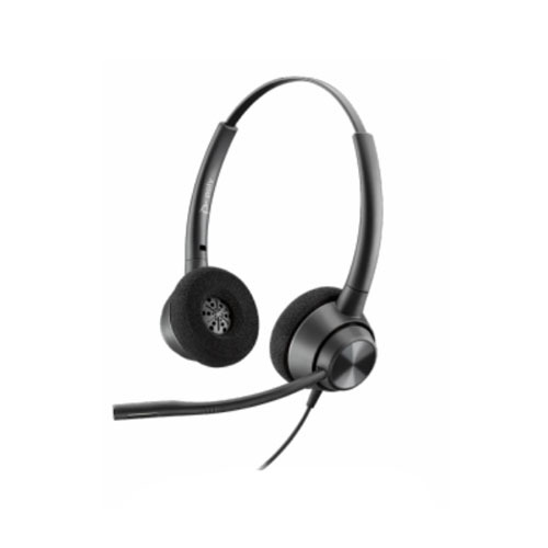 Poly EncorePro EP320 Binaural Quick Disconnect Corded Headset 214573-01 ...