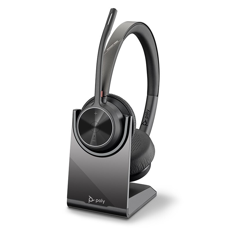 Poly Voyager 4320 UC Stereo USB Bluetooth Headset Stand USB Dongle 77Y99AA