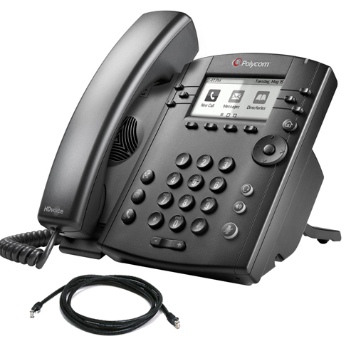 POLY/POLYCOM/PLANTRONICS VVX 311 IP Phone 2200-48350-019 Skype for ...