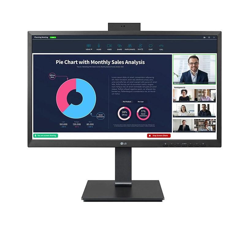 computer monitor with web cam