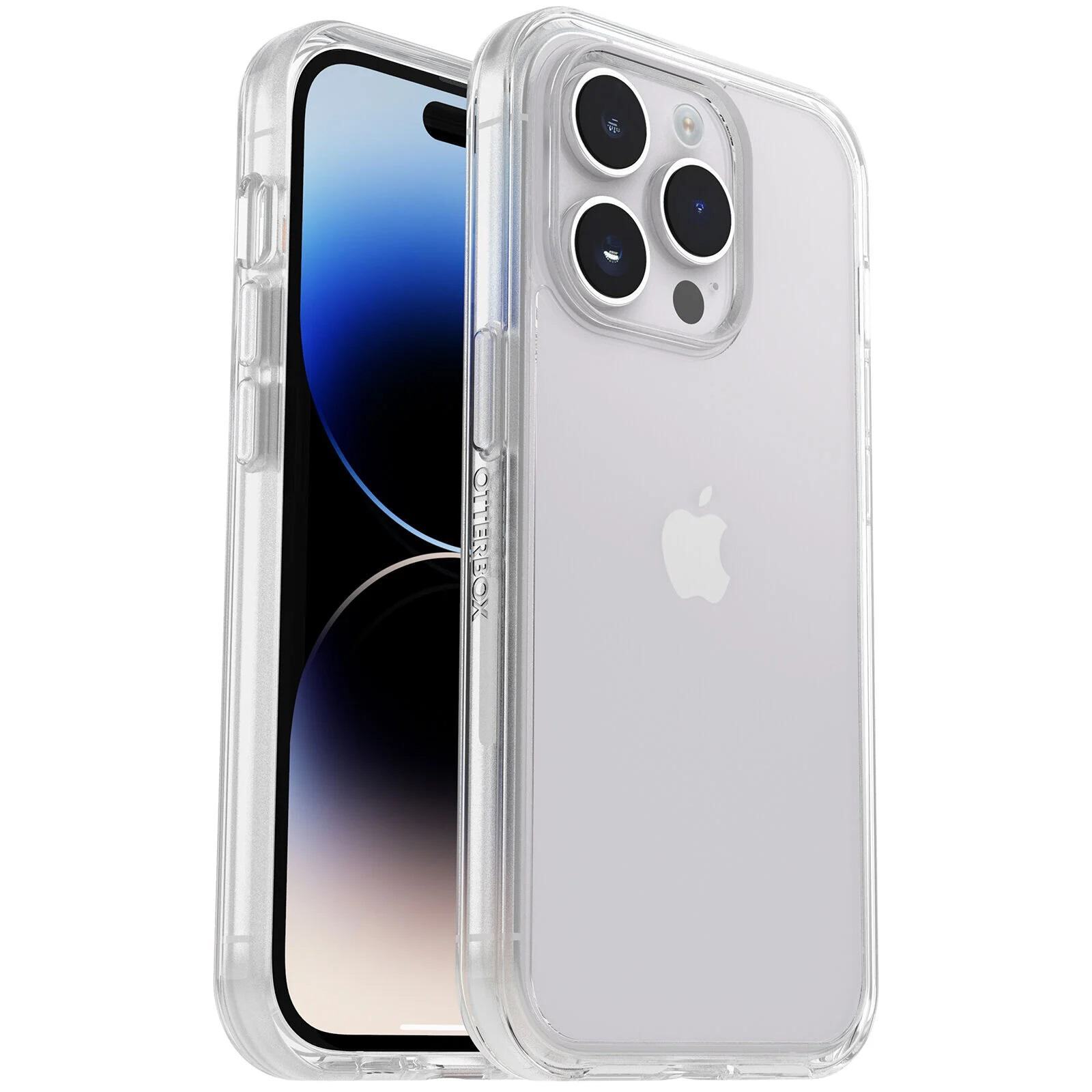 OtterBox Apple iPhone 14 Pro Symmetry Series Clear Antimicrobial Case ...