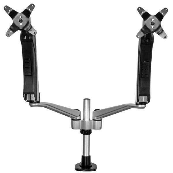 StarTech.com Sit Stand Desk Converter Workstation with One Touch Adjustment  - ARMSTS - Monitor Mounts 