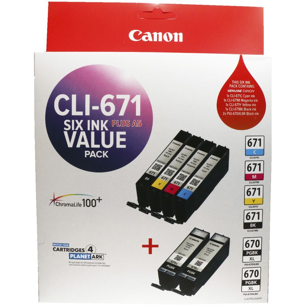 Canon Cli671 Value Pack Devicedeal