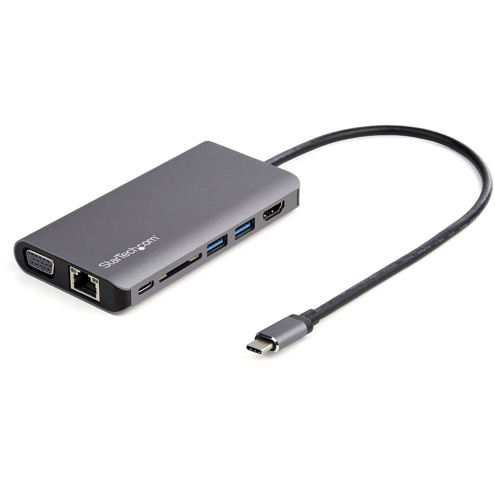 USB C Multiport Adapter - USB-C Mini Travel Dock w/ 4K HDMI or 1080p ...