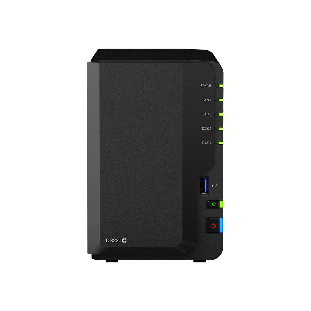 Synology 16TB DiskStation DS220+ 2-Bay NAS Enclosure Kit with