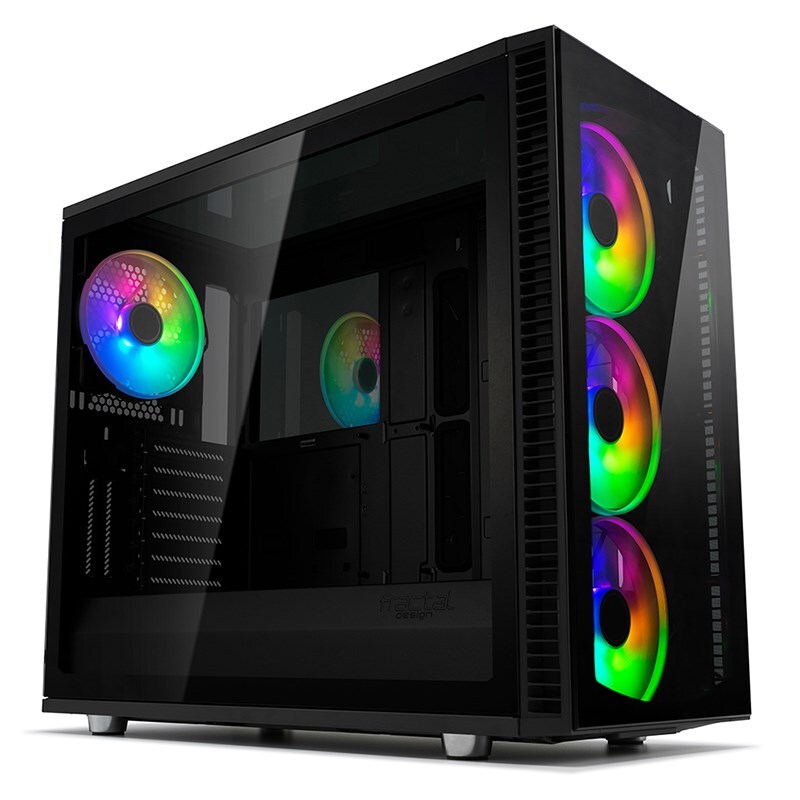 Fractal Design Define S2 Vision Rgb Tg Mid-tower E-atx Case - Blackout 