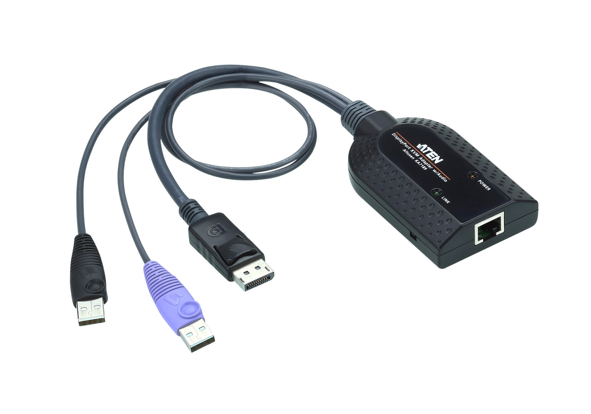 ATEN USB DisplayPort Virtual Media KVM Adapter (Support Smart Card ...