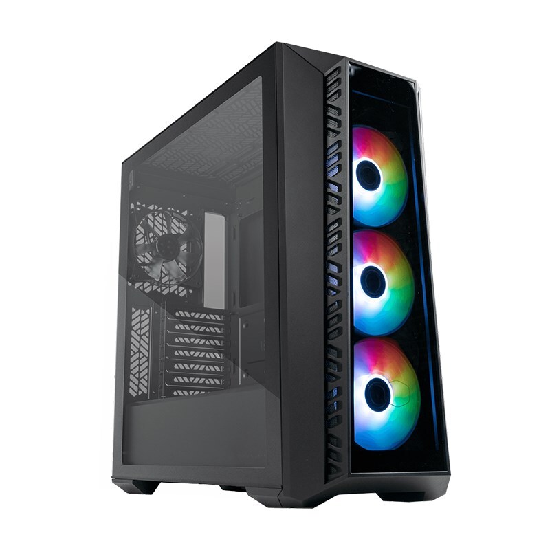 Cooler Master MasterBox 520 RGB TG Mid-Tower E-ATX Case - Black |DeviceDeal