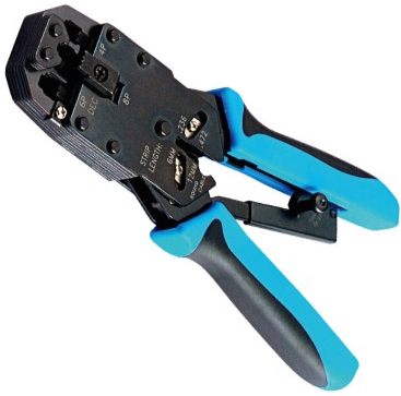 SERVEREDGE Professional Multi Modular Ratcheted Crimping Tool with ...