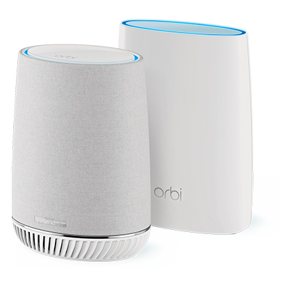 NETGEAR Orbi AC3000 Tri-Band Mesh Wi-Fi System (2-pack) 2024 - White