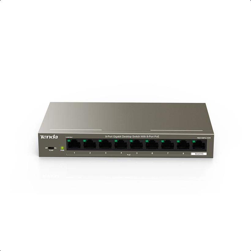 Mercusys MS110P 10-Port Best Switch 8-Port PoE+