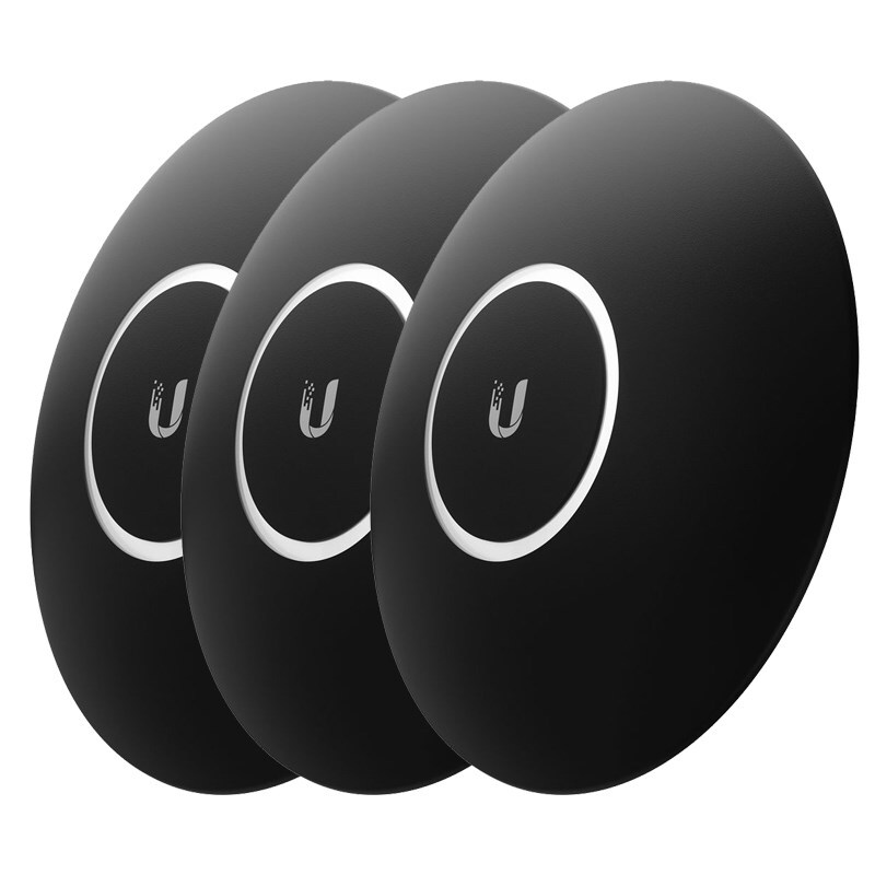 Ubiquiti UniFi NanoHD 3-Pack Skin Casing - Matte Black nHD-cover-Black-3