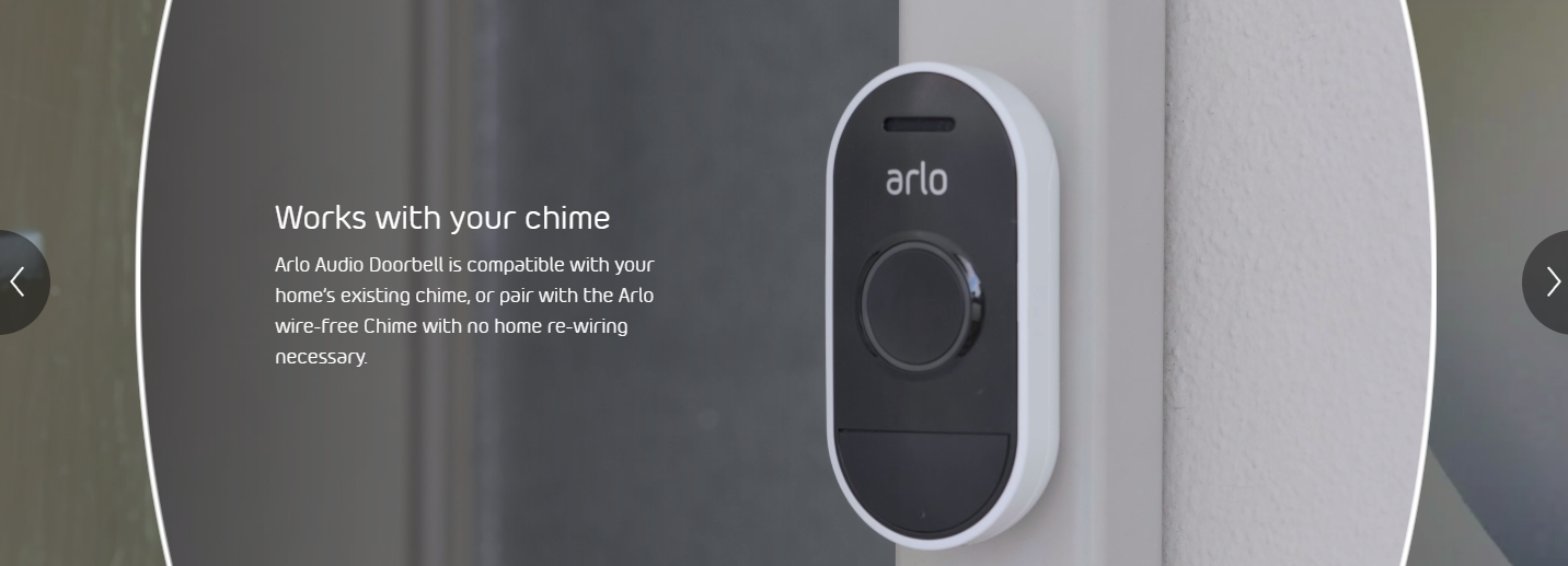 Arlo Audio Doorbell AAD1001-100AUS | DeviceDeal