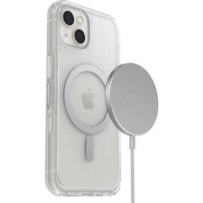 OtterBox Apple iPhone 13 Symmetry Series+ Clear Antimicrobial Case for MagSafe - Clear (77-85644)