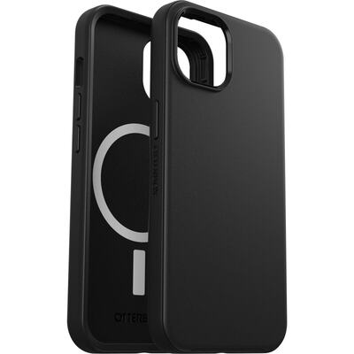 OtterBox Apple iPhone 14 / iPhone 13 Symmetry Series+ Antimicrobial Case for MagSafe - Black (77-89018)
