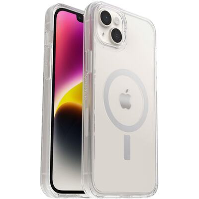 OtterBox Apple iPhone 14 Plus Symmetry Series+ Clear Antimicrobial Case for MagSafe - Clear (77-89170)