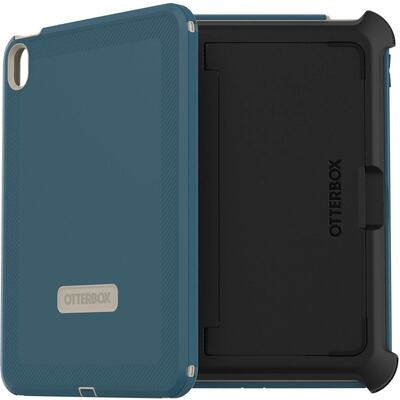 OtterBox Apple iPad (10.9') (10th Gen) Defender Series Case - Baja Beach (Blue) (77-90081)