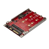 StarTech Dual-Slot M.2 Drive to SATA Adapter for 2.5 Drive Bay - RAID  S322M225R