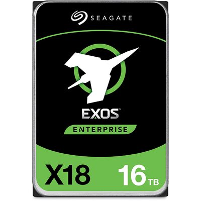 Seagate Exos X18 16TB ST16000NM000J 3.5" SATA 512e/4Kn 6GB/S, 7200RPM Enterprise Hard Drive